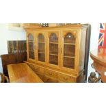 A good quality Rosewood display cabinet