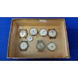 Eight assorted watches,