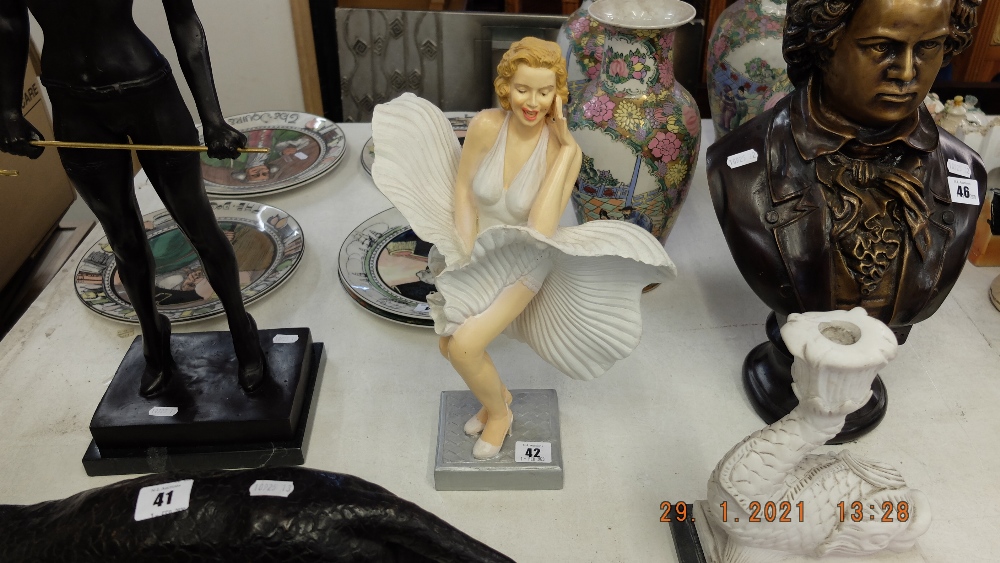 A Marilyn Monroe figure