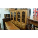 A good quality Rosewood display cabinet