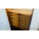 Six Oak CD racks