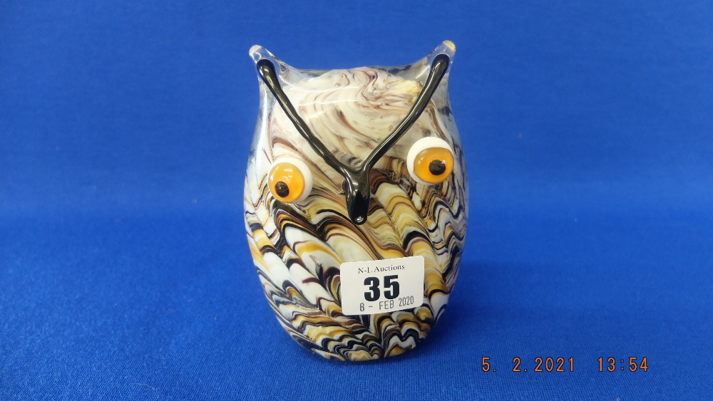 A Murano figure of an Owl