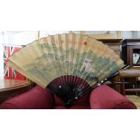 A Chinese decorative fan