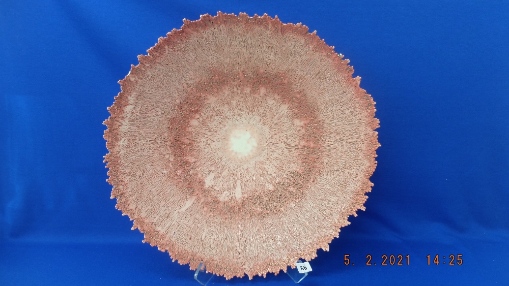 An art glass charger, - Image 3 of 4