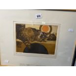 An etching Racoon, by Jack Coughlin, 1932, signed,