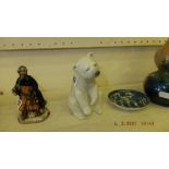 A Lladro Polar bear,