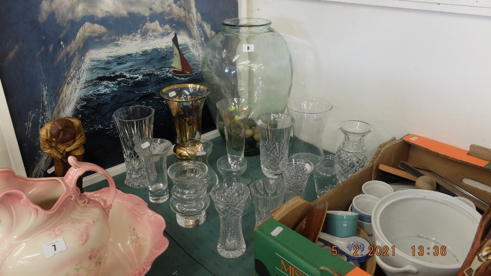 A qty of Waterford and other glassware