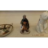 A Royal Doulton figurine 'Oh good King Wenceslas' 10cm high, Peggy Davies,