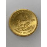 A fine Krugerrand, 1980, marked Suid Afrika, South Africa, 34 grams,