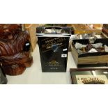 Twin boxed bottles of Johnnie Walker,