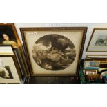 A framed print by Frederick Leighton,