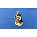 A Royal Doulton figurine 'Oh good King Wenceslas' 10cm high, Peggy Davies,