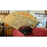 A Chinese decorative fan