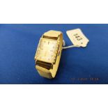 A 14ct gold 'Chalet' ladies watch