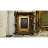 A gilt framed early 20th century oil on board of a 17th century Icon