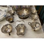 Mappin and Webb silver plated part punch bowl set