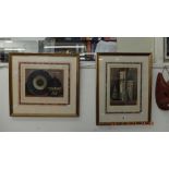 Two framed and glazed 'Vitreous Art' prints inc.