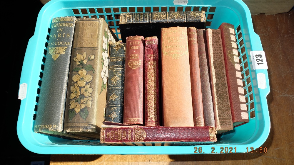 Twelve assorted novels in 'Little Dorrit' etc.