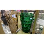 Two Whitefriars style vases