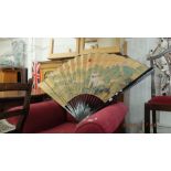 A Chinese decorative fan