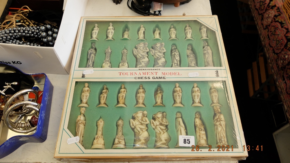 A tournament chess set