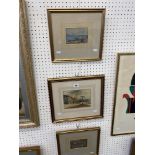 Three gilt framed watercolours