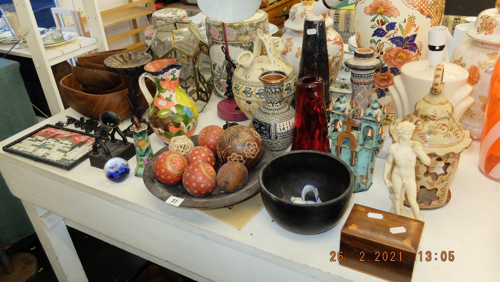 A qty of assorted china etc.