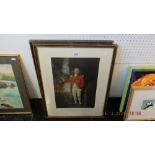 A pair of framed and glazed prints 'The society of Goffers at Blackheath',