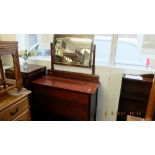 An oak dressing chest