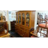 A good quality Rosewood display cabinet;