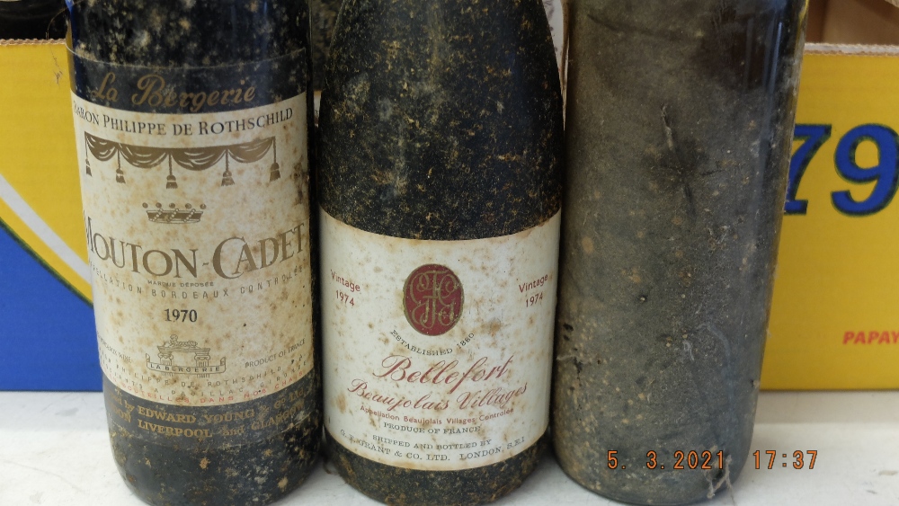 A qty of vintage wine, 1960's and 1970's etc. - Image 5 of 5
