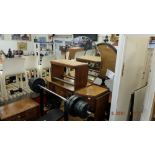 An Artdeco dressing table and stool