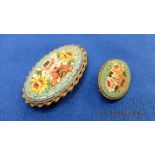 Two brooches,