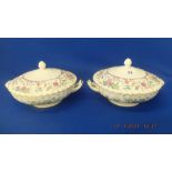 Two 19th century Royal Worcester tureens