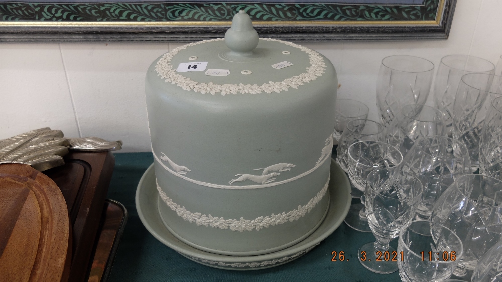 A Wedgewood cheese dish with cover,