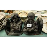 A pair of African bookends