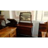 An oak dressing chest