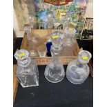 A qty of glassware, decanters etc.