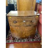 A Georgian Mahogany commode