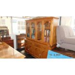 A good quality Rosewood display cabinet;