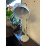 A White Angle Poise lamp