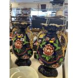 A pair of Victorian vases