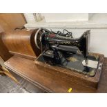 A Singer sewing machine
