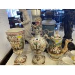 Three pieces of Capodimonte