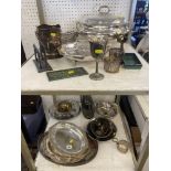 A qty of silver plate inc.