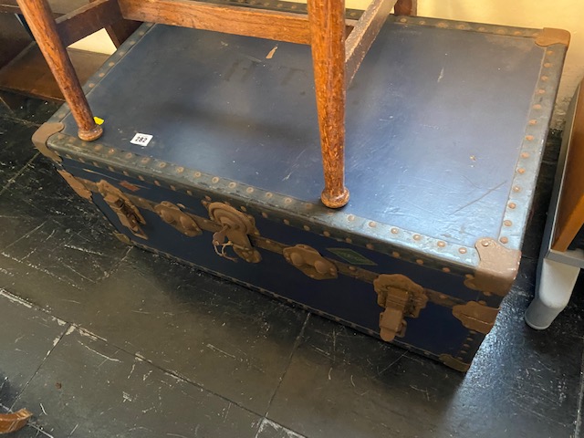 An old travel trunk