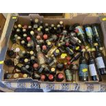 A qty of assorted miniature alcohol