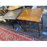 Two Oak occasional tables