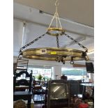 A Victorian hanging light