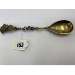 A German collectible silver spoon